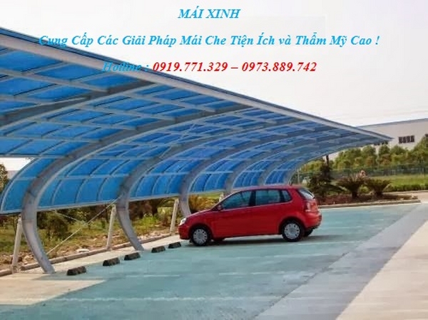 Nên chọn mái che nhà xe như thế nào cho nhà riêng, công ty